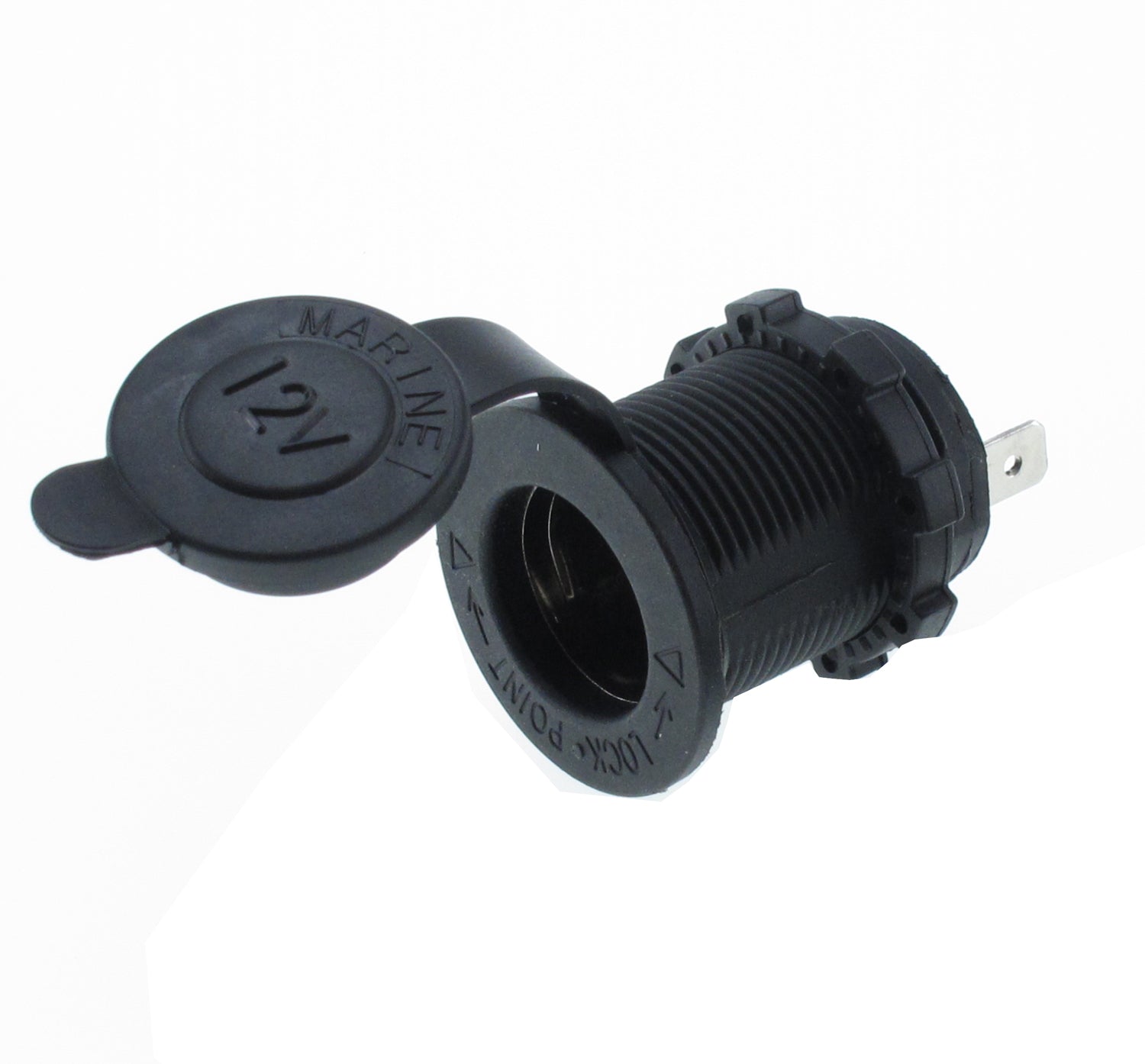 12V LIGHTER SOCKET CIGAR SIZE 4WD FRIDGE LIGHTS PHONE CHARGER - ABR-SIDEWINDER